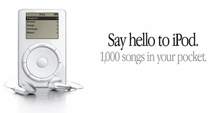 Apple original ipod advertisement